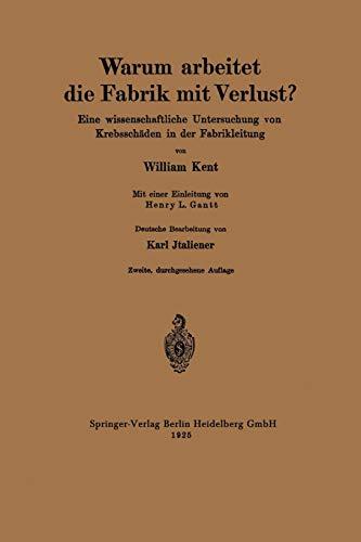 Warum arbeitet die Fabrik mit Verlust?: Eine wissenschaftliche Untersuchung von Krebsschäden in der Fabrikleitung