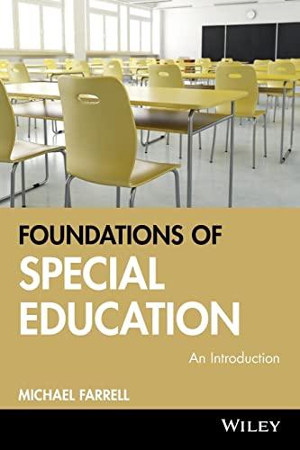 Foundations of Special Education: An Introduction