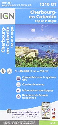 Cherbourg-en-Cotentin.Cap de la Hague 1:25 000