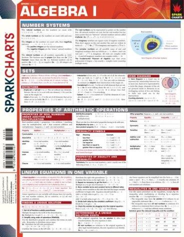 Algebra I (Sparkcharts)