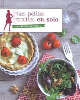 Mes petites recettes en solo