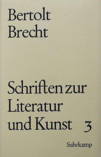 Schriften zur Literatur und Kunst, Geb, Bd.3, 1934-1956