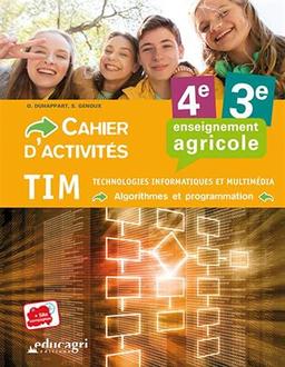 TIM 4e / 3e : Cahier d'activités