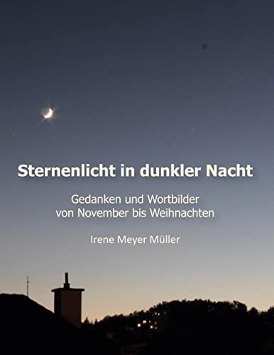 Sternenlicht in dunkler Nacht: Gedanken und Wortbilder von November bis Weihnachten