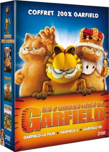 Coffret garfield : garfield, le film ; garfield 2 ; garfield 3D [FR Import]