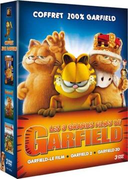 Coffret garfield : garfield, le film ; garfield 2 ; garfield 3D [FR Import]