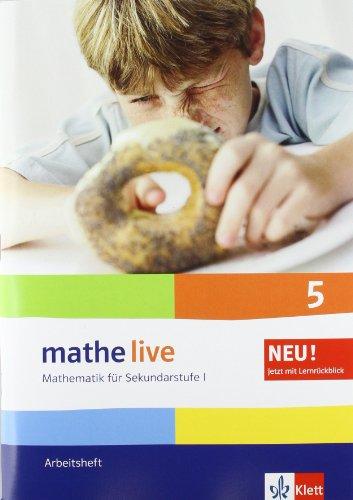 Mathe live 5. Arbeitsheft. Neu: Mathematik für Sekundarstufe I