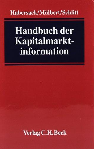 Handbuch der Kapitalmarktinformation