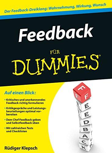 Feedback für Dummies (Fur Dummies)