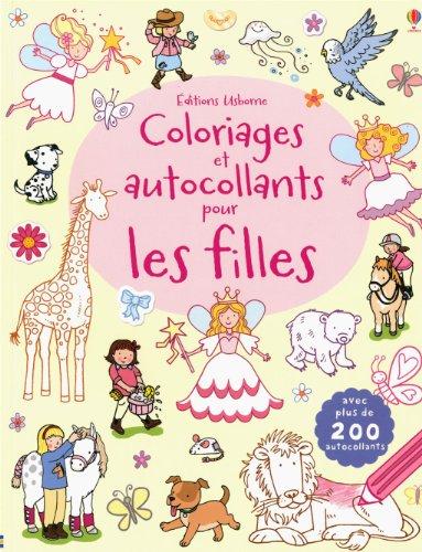 Coloriages et autocollants pour les filles