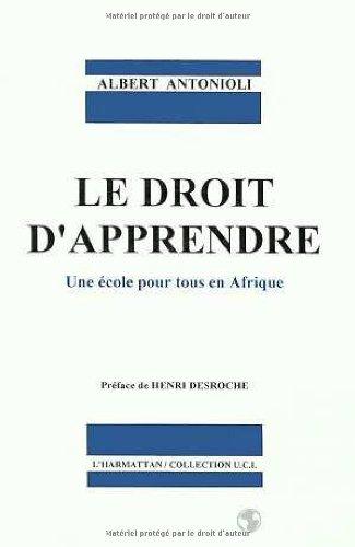 Le Droit d'apprendre : une école pour tous en Afrique