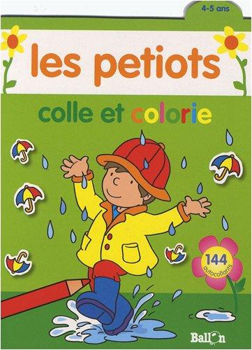 Les petiots : colle et colorie, 4-5 ans : vert