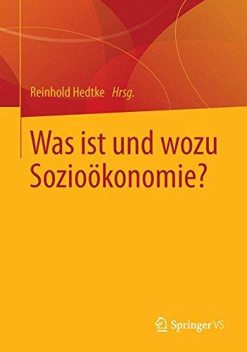 Was ist und wozu Sozioökonomie? (German Edition)