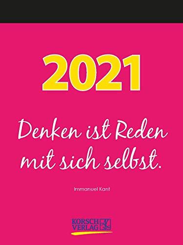 Weisheiten für jeden Tag 2021: Tages-Abreisskalender mit einem neuen Spruch für jeden Tag. I Aufstellbar I 12 x 16 cm