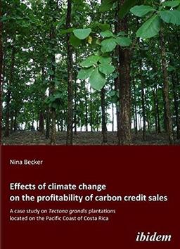 Effects of climate change on the profitability of carbon credit sales: A Case Study On Tectona Grandis Plantations Located On The Pacific Coast Of Costa Rica