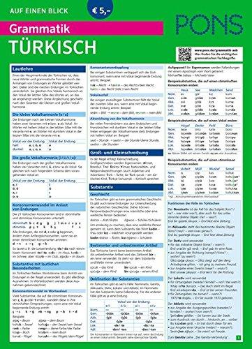 PONS Grammatik auf einen Blick Türkisch (PONS Auf einen Blick)