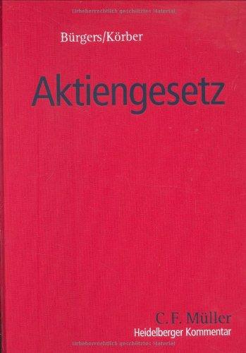 Heidelberger Kommentar zum Aktiengesetz