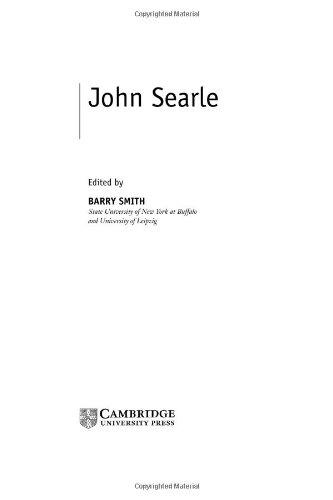 John Searle (Contemporary Philosophy in Focus)