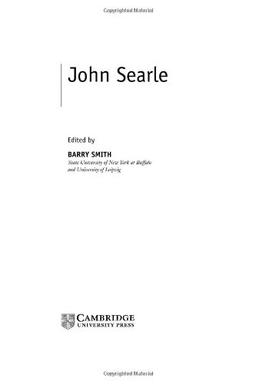 John Searle (Contemporary Philosophy in Focus)