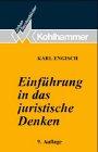 Einführung in das juristische Denken (Urban-Taschenbücher)