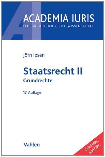 Staatsrecht II: Grundrechte