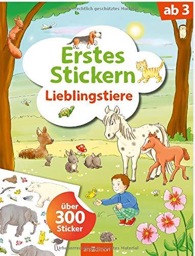 Erstes Stickern Lieblingstiere: Mit über 300 Stickern (Mein Stickerbuch)