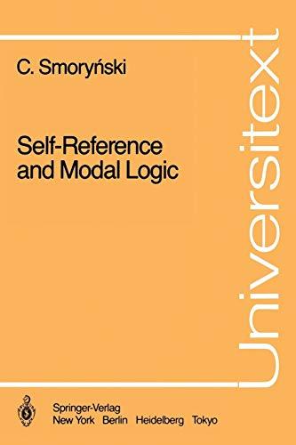 Self-Reference and Modal Logic (Universitext)