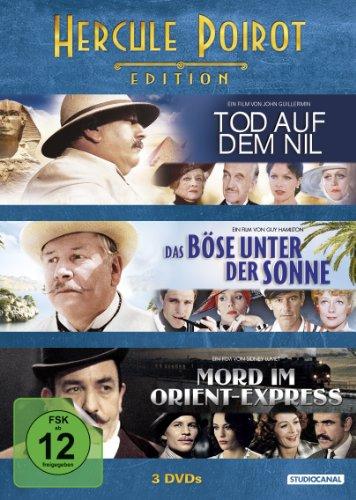 Hercule Poirot Edition:Tod auf dem Nil / Das Böse unter der Sonne / Mord im Orient Express [3 DVDs]