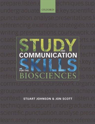 Study & Communication Skills for the Biosciences