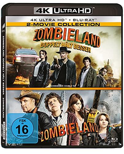 Zombieland 1 & 2 - 4-Disc-Set (2 UHD, 2 BD, Limited Edition) exklusiv bei Amazon.de [Blu-ray]