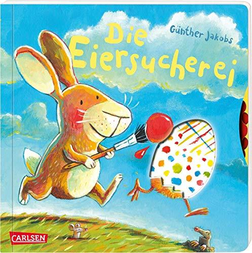 Die Eiersucherei: Osterbuch mit Drehscheiben und Reimen ab 2 Jahren