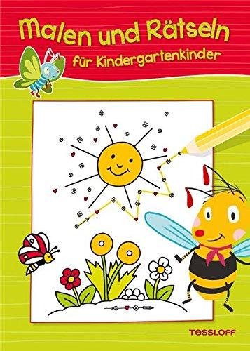 Malen und Rätseln für Kindergartenkinder: Suchen, Zählen, Zuordnen, Verbinden ab 3 Jahren (Rätsel, Spaß, Spiele)