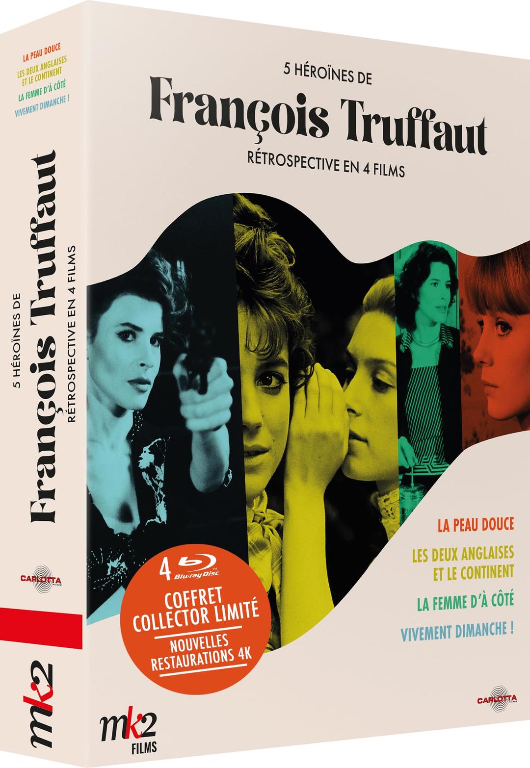 5 héroïnes de françois truffaut - coffret 4 films [Blu-ray] [FR Import]