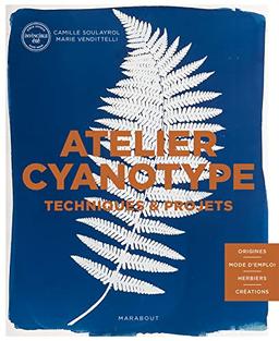 Atelier cyanotype : techniques & projets : origines, mode d'emploi, herbiers, créations