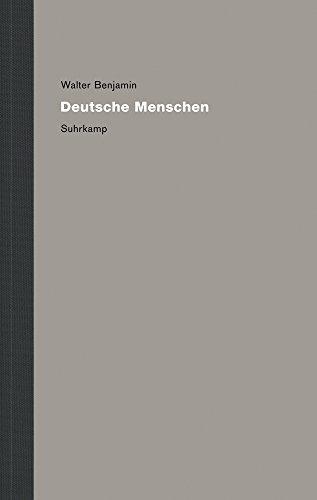 Werke und Nachlaß. Kritische Gesamtausgabe: Band 10: Deutsche Menschen