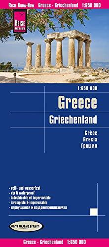 Reise Know-How Landkarte Griechenland / Greece (1:650.000): reiß- und wasserfest (world mapping project)