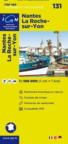 IGN Karte, Tourisme et découverte Nantes, La Roche-sur-Yon (Ign Map)