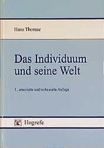 Das Individuum und seine Welt: Eine Persönlichkeitstheorie