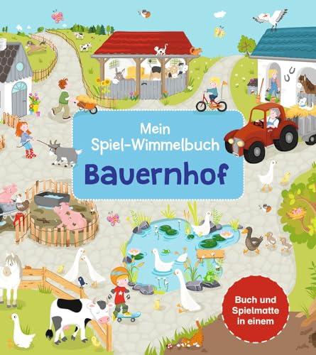 Mein Spiel-Wimmelbuch: Bauernhof: Ein Aufklappbuch, das Seite für Seite zu einem großen Bilderteppich wird. Zum Spielen und Entdecken für Kinder ab 2 Jahren.