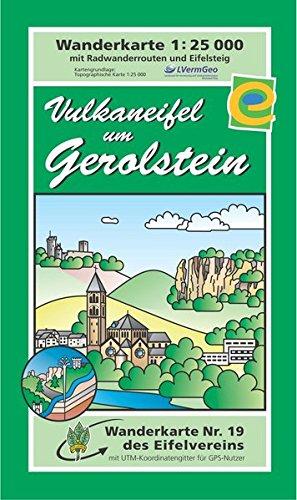 Wanderkarte Nr. 19 des Eifelvereins: Vulkaneifel um Gerolstein 1:25.000