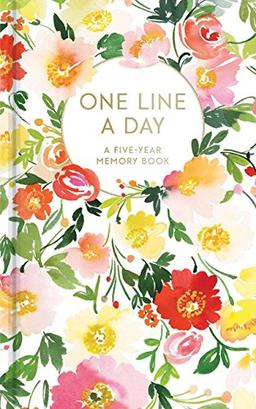 Floral One Line a Day: A Five-Year Memory Book