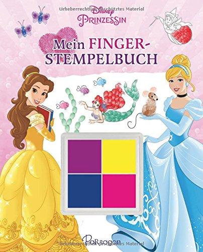 Disney Prinzessin Mein Fingerstempelbuch: Mit vier traumhaften Fingerfarben