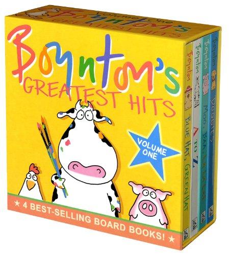 Boynton's Greatest Hits: Volume 1/Blue Hat, Green Hat; A to Z; Moo, Baa, La La La!; Doggies (Boynton Board Books)