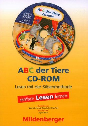 ABC der Tiere. Leseheft Lesen in Silben, Druckschrift, 1 CD-ROM Einzellizenz