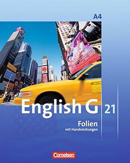 English G 21 - Ausgabe A: Band 4: 8. Schuljahr - Bild- und Arbeitsfolien: Mit Unterrichtskommentaren und Kopiervorlagen