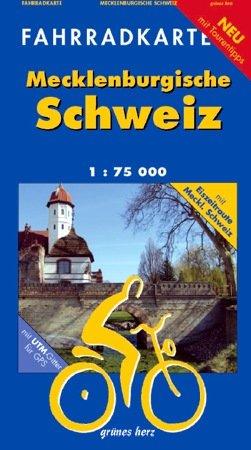 Fahrradkarte Mecklenburgische Schweiz: Mit Eiszeitroute Mecklenburgische Schweiz. Mit UTM-Gitter für GPS. Maßstab 1:75.000.