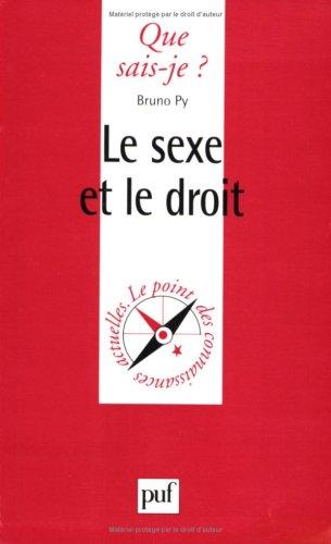 Le sexe et le droit