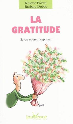 La gratitude : savoir et oser l'exprimer