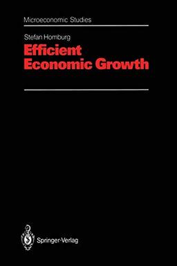 Efficient Economic Growth (Microeconomic Studies)