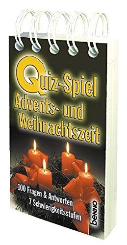 Quiz-Spiel Advents- und Weihnachtszeit: 100 Fragen & Antworten . 7 Schwierigkeitsstufen